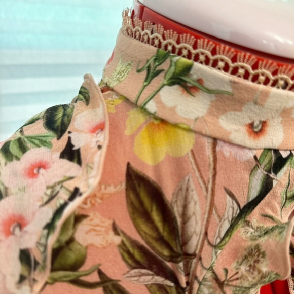 Nicholas The Label The Secret Garden Cold Shoulder Dress US Size 6 - Picture 6 of 11